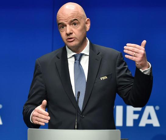 Gianni Infantino président de la Fifa