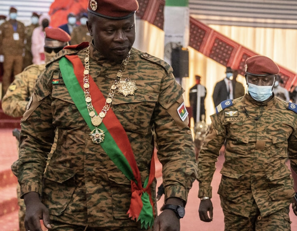 Paul-Henri Sandaogo DAMIBA, Président de la transition Burkinabé