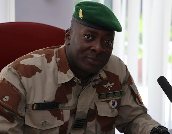 Colonel Amara Camara, ministre Secrétaire Général à la Présidence de la République