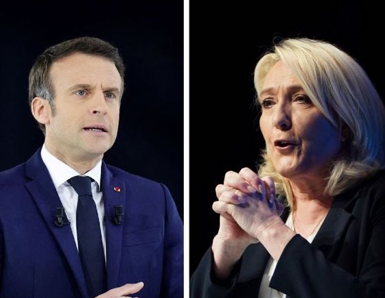 Emmanuel Macron et Marine Lepen