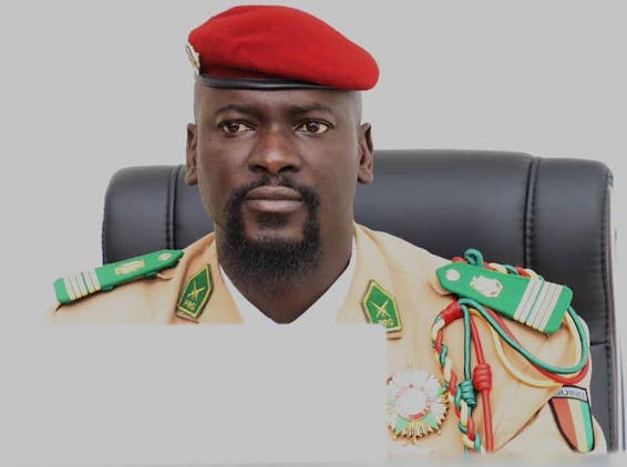 Colonel Mamadi Doumbouya, président de la transition guinéenne
