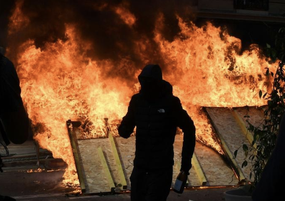 Heurts à Paris lors du 1er mai