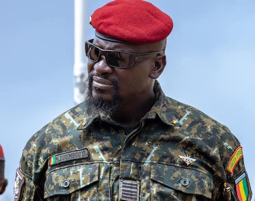 Colonel Mamadi Doumbouya, président de la transition guinéenne