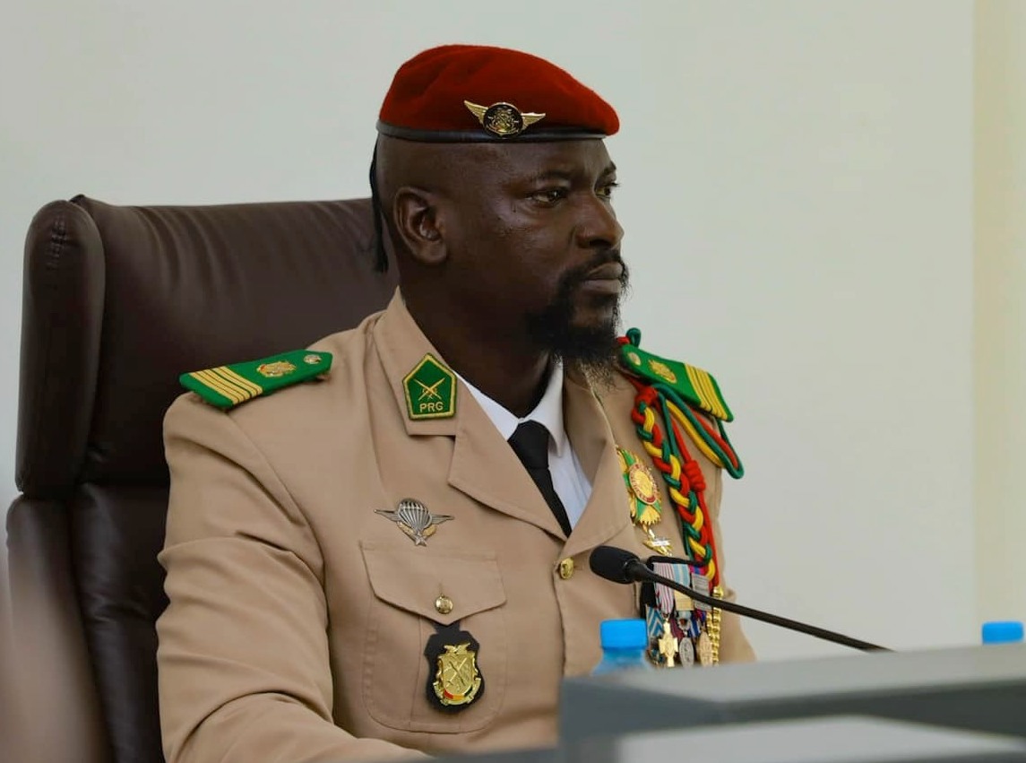 Colonel Mamadi Doumbouya, président de la transition guinéenne