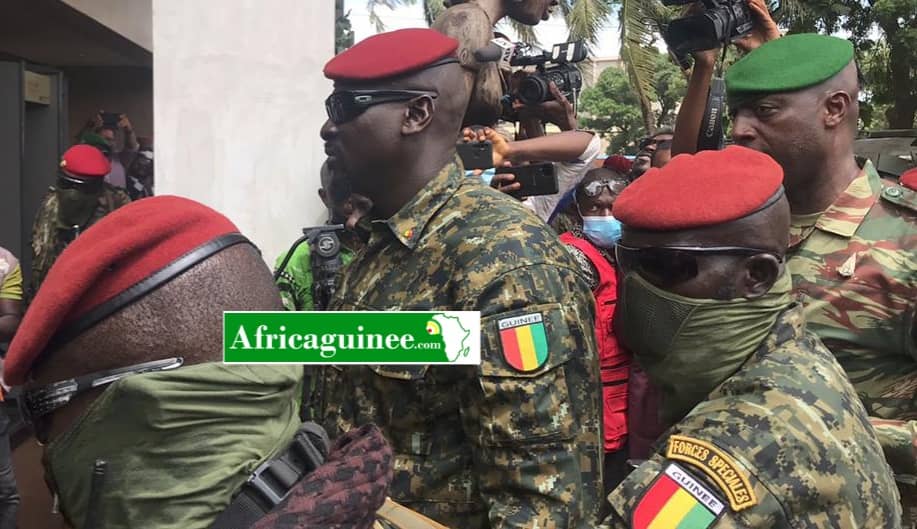 Colonel Mamadi Doumbouya, président de la transition guinéenne