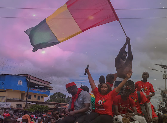 Manifestation du FNDC à Conakry, image d'archive