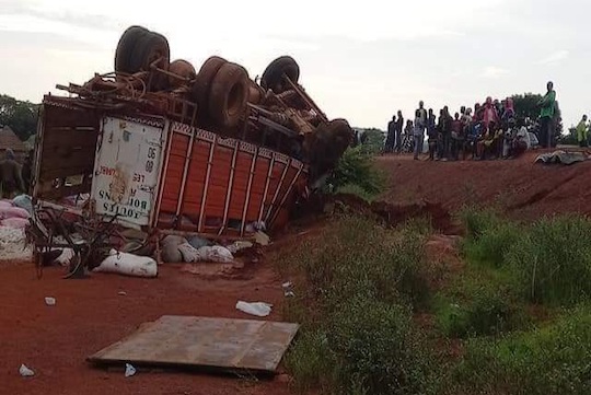 Accident de circulation sur la route nationale Kankan-Mandiana