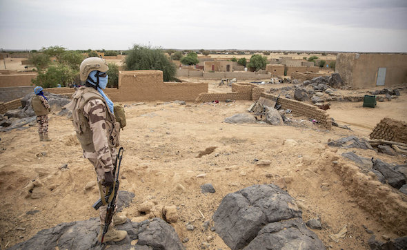 Des casques bleus déployés à Kidal dans le Nord Mali, crédit photo Munisma