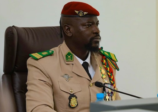 Colonel Mamadi Doumbouya, président de la transition guinéenne