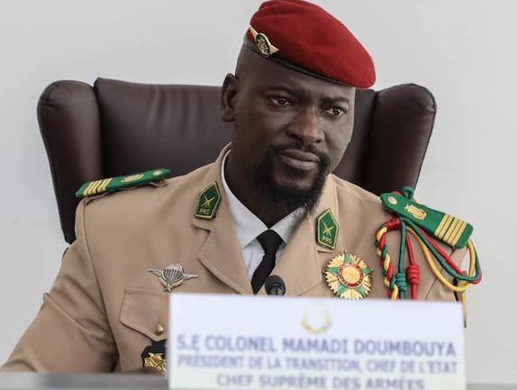 Colonel Mamadi Doumbouya, président de la transition guinéenne