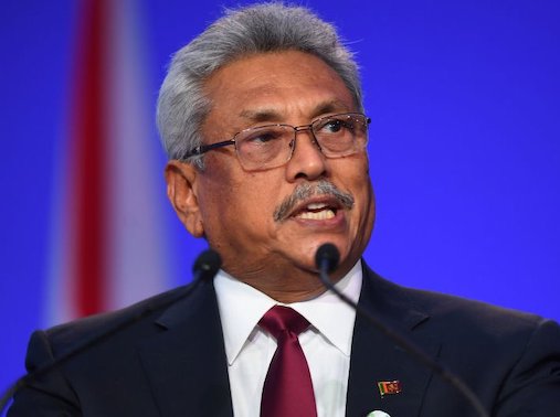 Le président du Sri Lanka Gotabaya Rajapaksa