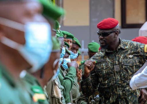 Colonel Mamadi Doumbouya, président de la transition guinéenne