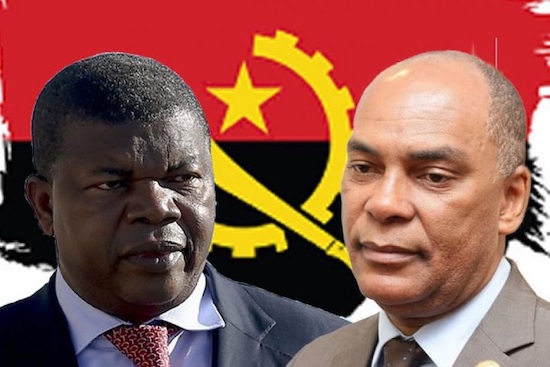 De gauche à droite Joao Lourenço et Adalberto Costa Junior