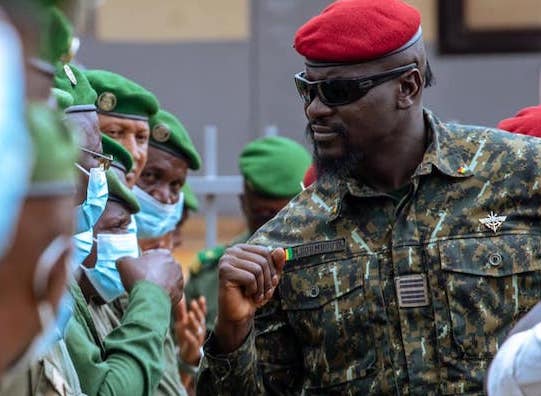 Colonel Mamadi Doumbouya, président de la transition guinéenne