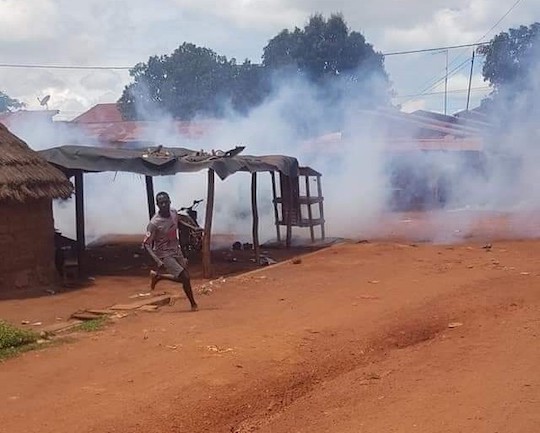 Violences à Kintinian