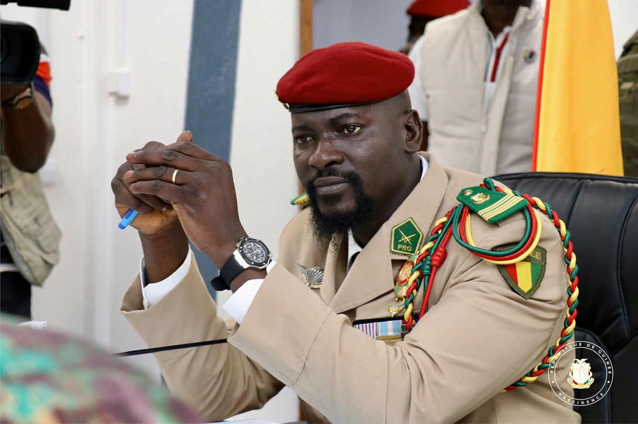 Colonel Mamadi Doumbouya, président de la transition guinéenne