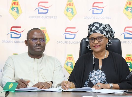 Kerfalla Camara KPC PDG du Groupe Guicopres et Sy Mariama Satina DIALLO présidente du CONOR