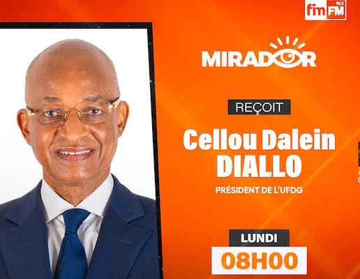 Cellou Dalein Diallo, leader de l'UFDG invité de Mirador Fim Fm