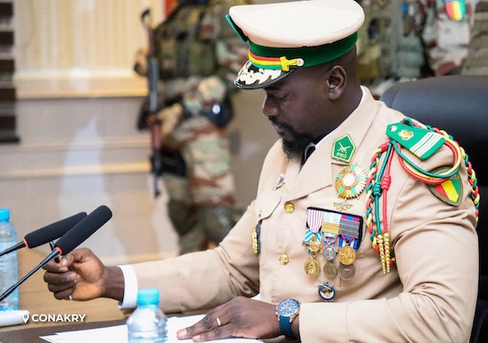 Colonel Mamadi Doumbouya, président de la transition guinéenne