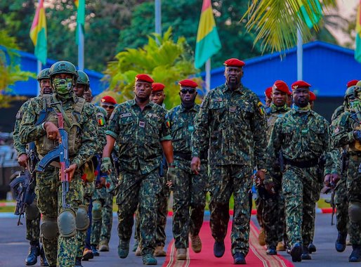 Colonel Mamadi Doumbouya, président de la transition guinéenne