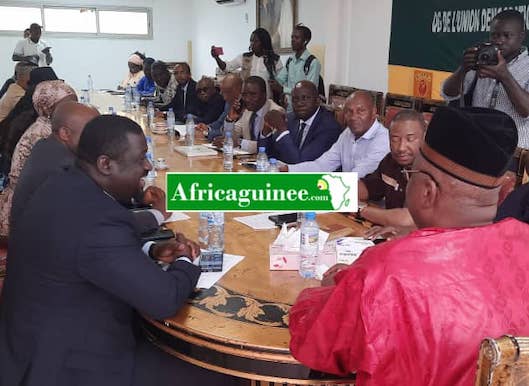 Des responsables du quatuor en conclave à Conakry, image d'archive