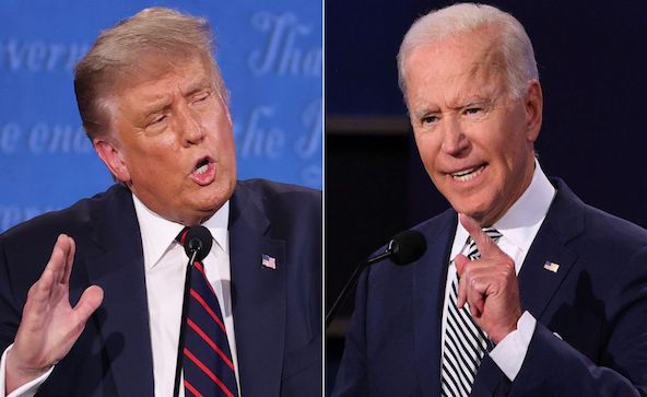 Donald Trump et Joe Biden, crédit photo ABC