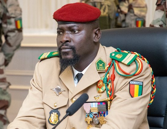 Colonel Mamadi Doumbouya, président de la transition guinéenne