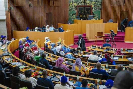 Incidents à l'Assemblée Nationale du Sénégal, image d"archive