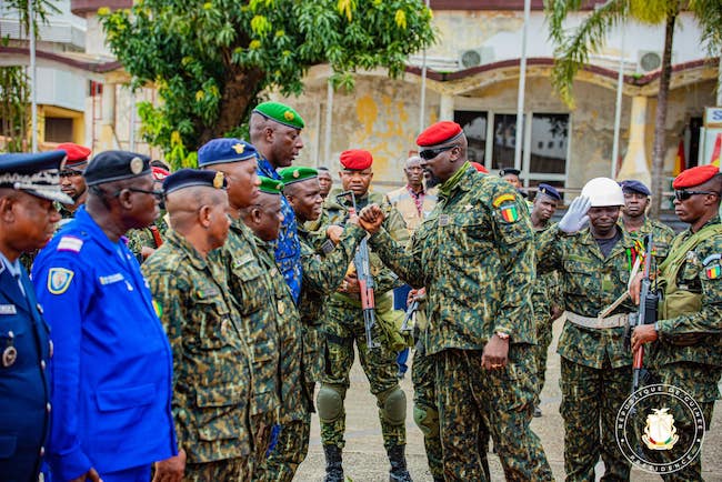 Des membres de la junte au Pouvoir en Guinée