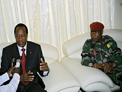 Blaise  Compaoré et Moussa Dadis Camara