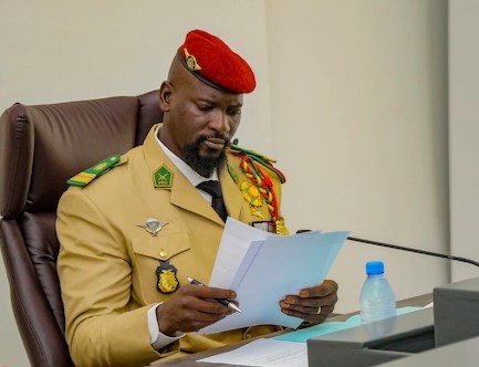 Colonel Mamadi Doumbouya, président de la transition guinéenne