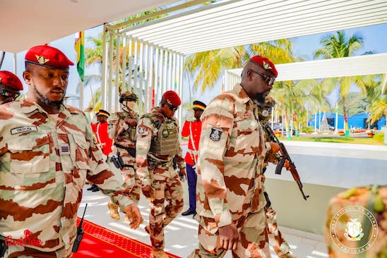 Colonel Mamadi Doumbouya, président de la transition guinéenne