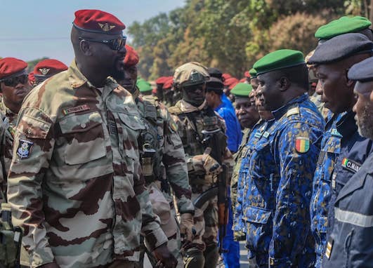 Colonel Mamadi Doumbouya, président de la transition guinéenne