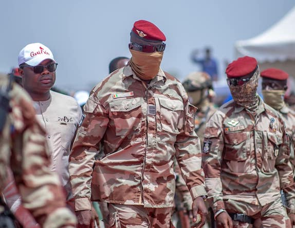 Colonel Mamadi Doumbouya, président de la Transition guinéenne